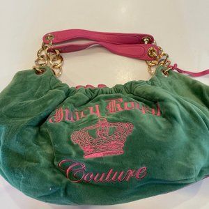 Juicy Couture Green and Pink handbag